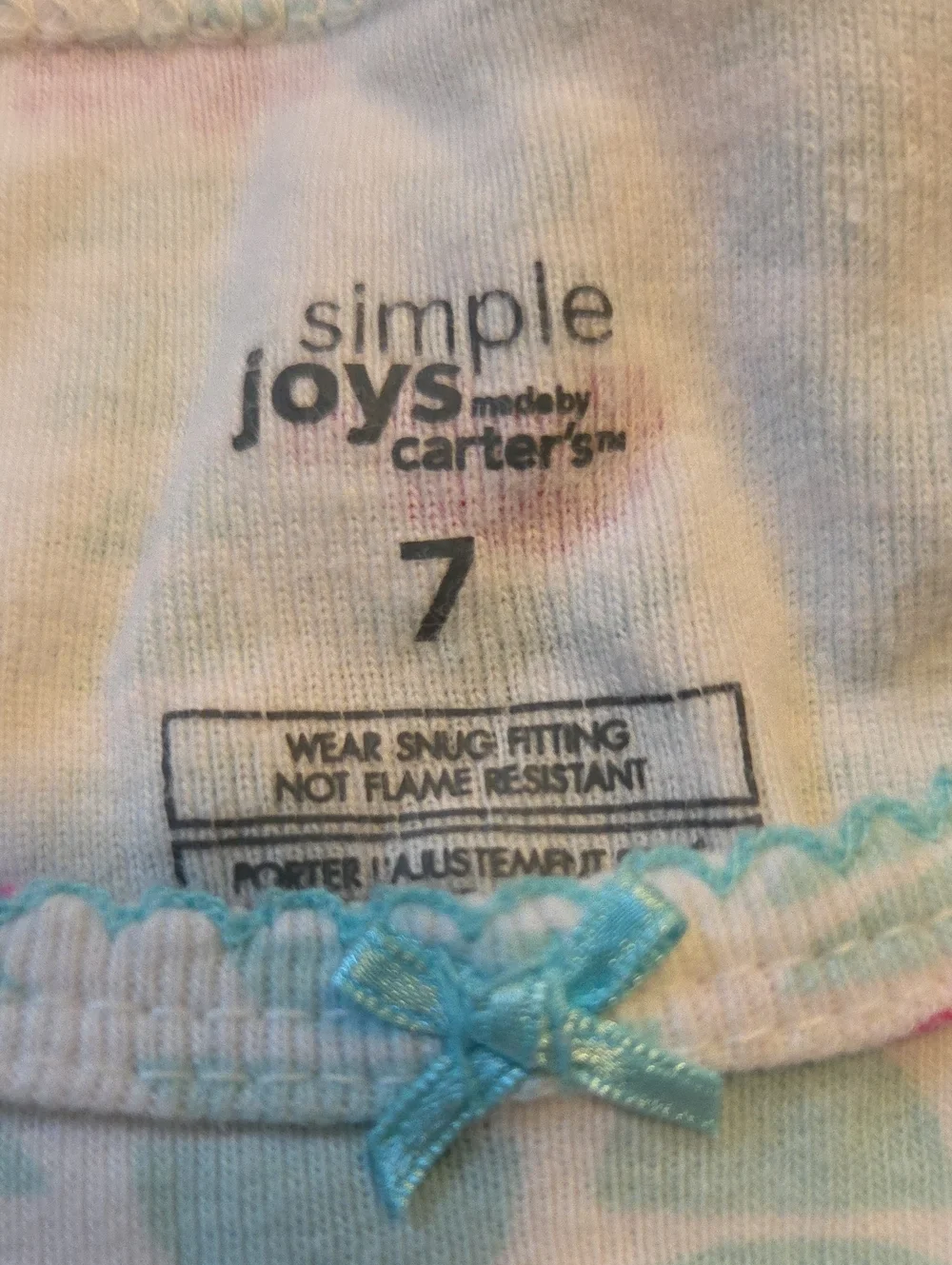 Carters Light Blue and Pink Turtle Pajama Set - Kids Pajamas
